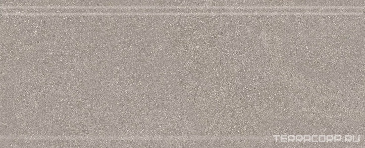 Керамическая плитка Kerama Marazzi Рабат Бордюр  серый матовый обрезной 30x12x1,3 Серый 