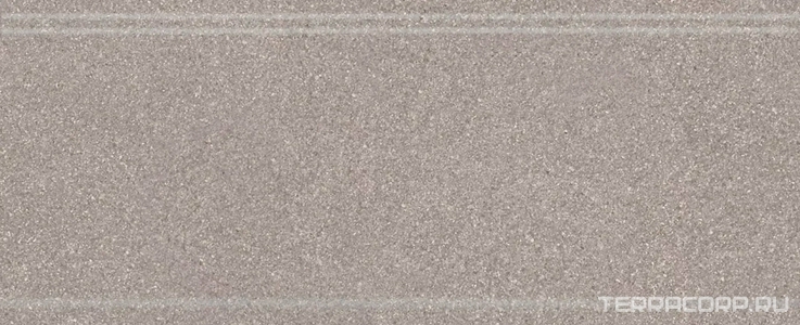 Керамическая плитка Kerama Marazzi Рабат Бордюр  серый матовый обрезной 30x12x1,3 Серый 