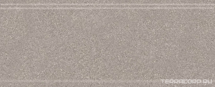 Керамическая плитка Kerama Marazzi Рабат Бордюр  серый матовый обрезной 30x12x1,3 Серый 
