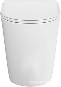 Унитазы Kerama Marazzi Sfera Чаша унитаза напольная, безободовый, БЕЗ бачка, крышка-сиденье в комплекте, цв.белый Белый 