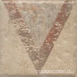 Декор Спартель 1 бежевый матовый 9,8x9,8x0,7