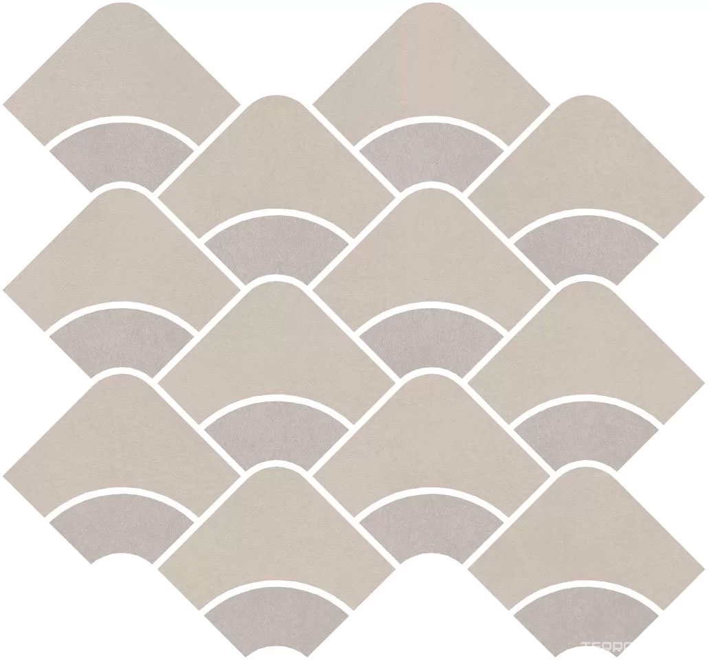 Керамическая плитка Kerama Marazzi Таделакт Декор наборный серый светлый, серый матовый обрезной 30x28x0,9 Комбинированный, фото 6