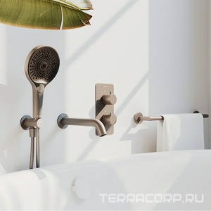 Полотенцедержатель 600мм, (цв.оружейная сталь),  ZZ Aqueduto PONTO PON0645