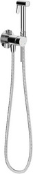 Смеситель совмещённый с гигиеническим душем, готовый комплект: лейка, шланг, скрытая часть, (цв.хром), PUREZA ZZ