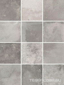 Керамическая плитка Kerama Marazzi Спартель  серый матовый 29,8х39,8 из 12 частей 9,8x9,8x0,7 Серый 