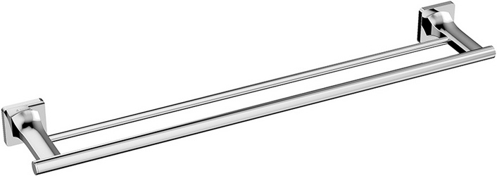 Полотенцедержатель двойной 600мм, (цв.хром), RESPINGO ZZ