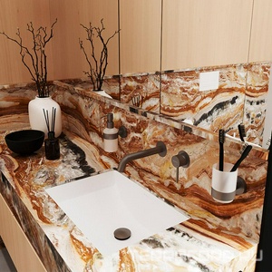 Раковина встраиваемая в столешницу снизу, прямоуг., 530х375хh220мм, без отв. д/смес., с переливом, (цв. белый глянец), Sotto