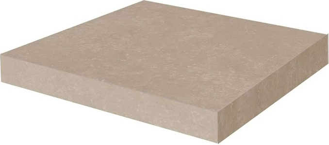 Ступени Kerama Marazzi Касабланка Ступень угловая клееная  HP бежевый светлый матовый обрезной 33x33x0,9 Бежевый 