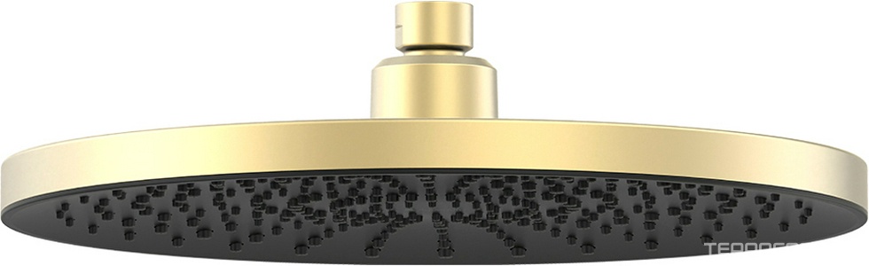 Верхний душ круглый 255мм, (цв.щлифованное золото),  ZZ Aqueduto Chuva CHU0950
