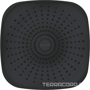 Верхний душ  255х255мм, (цв.оружейная сталь),  ZZ Aqueduto Chuva CHU1045