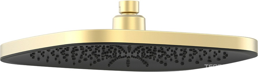 Верхний душ  255х255мм, (цв.шлифованное золото), Chuva ZZ