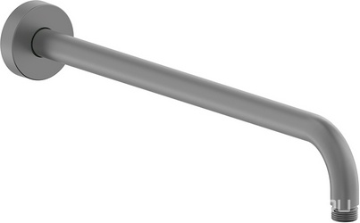 Кронштейн стеновой для верхнего душа, 425мм, 1/2, (цв. оружейная сталь), Chuva ZZ