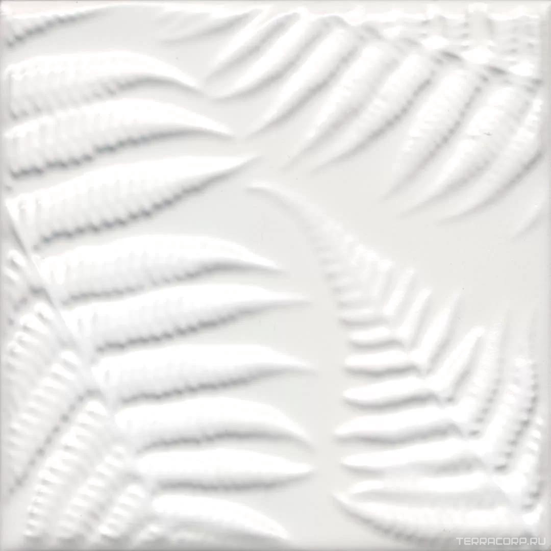 Керамическая плитка Kerama Marazzi Агдаль Декор 3 белый матовый структура 15x15x0,9 Белый, фото 7