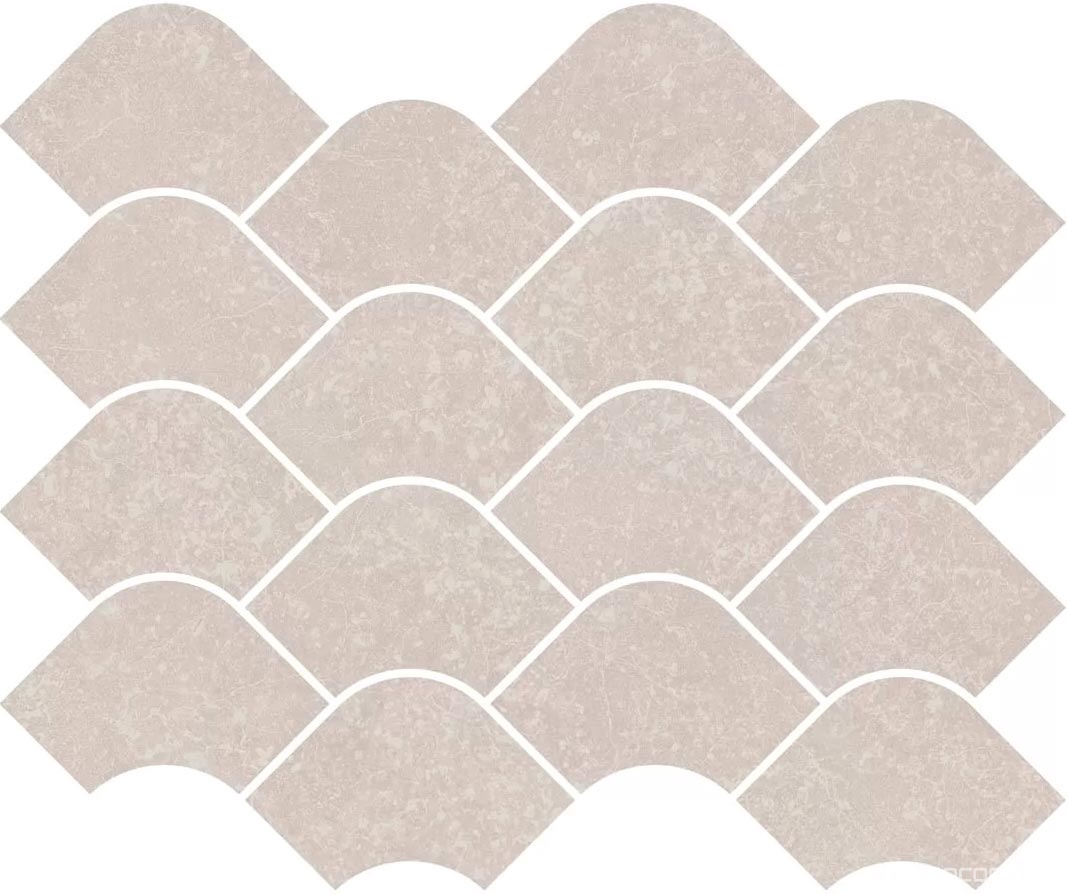 Керамическая плитка Kerama Marazzi Касабланка Декор наборный серый светлый матовый обрезной 30x25x0,9 Серый, фото 7