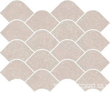 Керамическая плитка Kerama Marazzi Касабланка Декор  наборный серый светлый матовый обрезной 30x25x0,9 Серый 