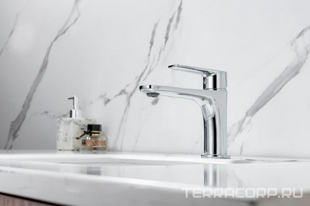 Смеситель для раковины, без д/к, (цв.хром),  Allen Brau Eclipse 5.E1A01-00