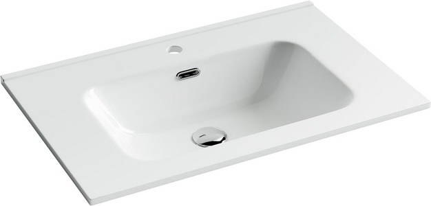 Раковина мебельная/накладная 710*465 мм, цв. белый ZZ Ceramica Nova Element CN7007
