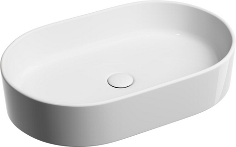 Раковина-чаша накладная, овальная  60х38х12 см ZZ Ceramica Nova Element CN6048