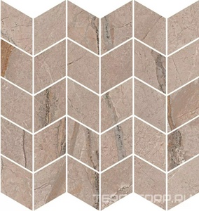 Керамическая плитка Kerama Marazzi Ифран Декор  мозаичный бежевый светлый глянцевый обрезной 30x31,2x0,9 Бежевый 