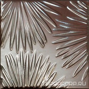 Керамическая плитка Kerama Marazzi Агдаль Декор  4 металл глянцевый структура 15x15x0,9 Бронзовый 