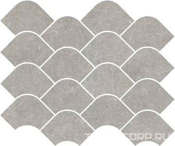 Керамическая плитка Kerama Marazzi Касабланка Декор  наборный серый матовый обрезной 30x25x0,9 Серый 