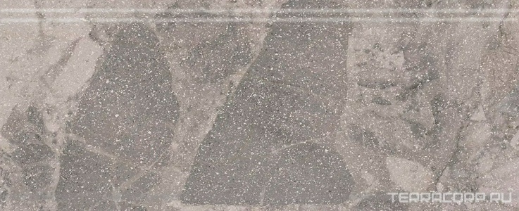 Керамическая плитка Kerama Marazzi Рабат Бордюр  Стоун серый матовый обрезной 30x12x1,3 Серый 