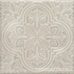 Керамическая плитка Kerama Marazzi Фес Декор  бежевый светлый глянцевый 15x15x0,77 Бежевый 