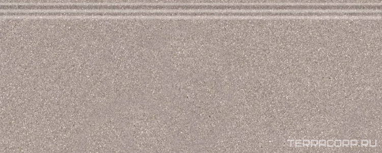 Керамическая плитка Kerama Marazzi Рабат Плинтус  серый матовый обрезной 30x12x1,3 Серый 