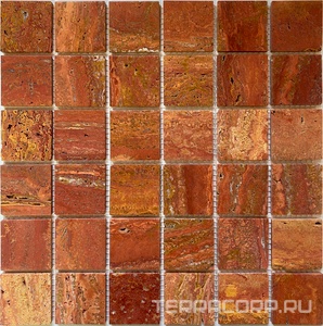 Мозаика Спектр-М Натуральный камень Мозаика из камня на сетке М20-419-W 30.5x30.5 Комбинированный 