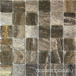 Мозаика из камня на сетке М20-422-Р ZZ 30.5x30.5