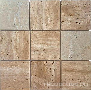 Мозаика Спектр-М Натуральный камень Мозаика из камня на сетке М20-433-Т 30x30 Комбинированный 