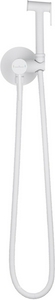Смеситель совмещённый с гигиеническим душем: готовый комплект: лейка, шланг, скрытая часть, (цв.белый матовый),  ZZ Wonzon & Woghand STICK WW-88829902-MW