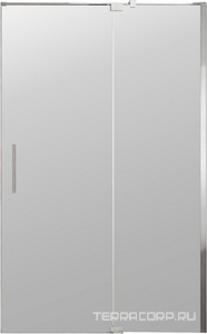 Дверь для душа, в нишу 900-1000хh1950мм, распашн, 1 дверь, 1 неподв.секц, правая/левая, (ст.прозр.8мм Easy Clean, фурн.цв.хром), Экстенза ZZ Vincea Экстенза (Extenza) VDP-4EX9010CL