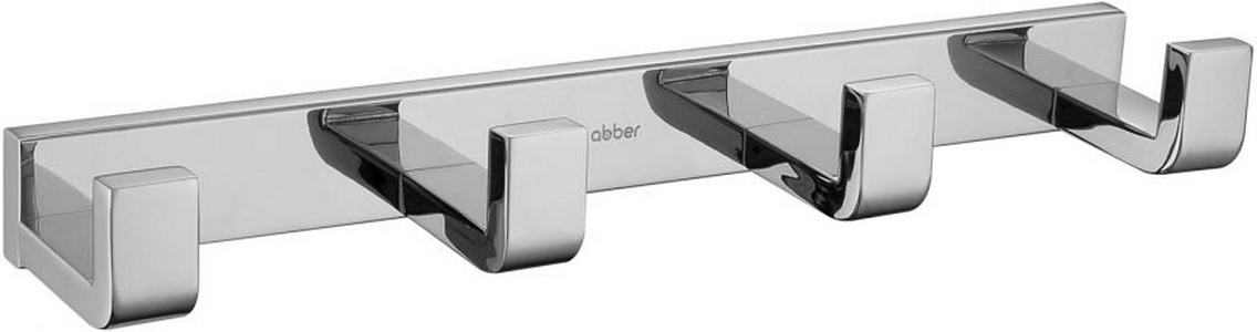 Вешалка с 4-мя крючками, (цв.хром),  ZZ Abber Westen AA1751