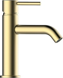 Смеситель для раковины, с д/к, (цв.Brushed Gold PVD), Teo ZZ