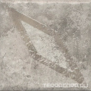 Керамическая плитка Kerama Marazzi Спартель Декор  2 серый матовый 9,8x9,8x0,7 Серый 