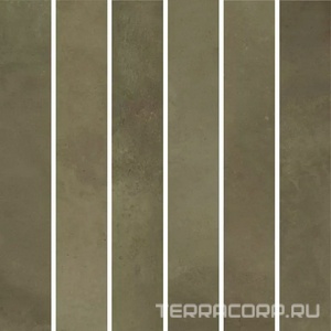 Керамическая плитка Kerama Marazzi Фес Декор  мозаичный зелёный глянцевый 15x15x0,77 Зеленый 