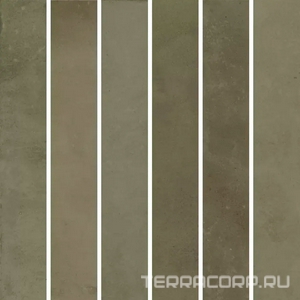 Керамическая плитка Kerama Marazzi Фес Декор  мозаичный зелёный глянцевый 15x15x0,77 Зеленый 