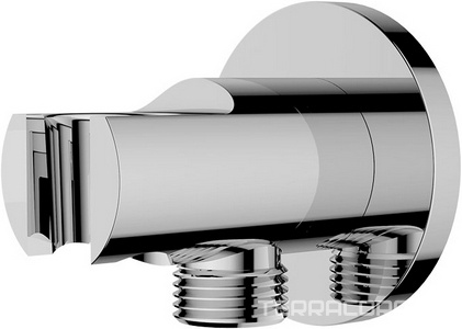 Душевой к-т: смес-термостат с перекл., встр.в стену, верхн.душ, ручн.душ, шланг, кронштейн, шланговое подсоед,, поворотн.излив, (цв.хром), Vincea ZZ Vincea Универсал VSFW-433TI3CH