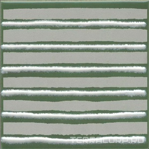 Керамическая плитка Kerama Marazzi Бахия Декор  4 зелёный глянцевый 9,8x9,8x0,7 Зеленый 