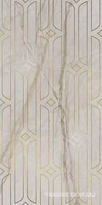 Керамическая плитка Kerama Marazzi Ифран Декор  серый светлый глянцевый обрезной 60x119,5x0,9 Серый 