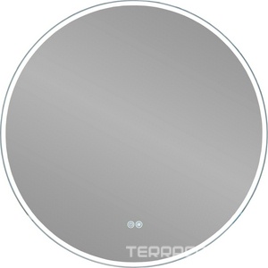 Зеркало 800x800x30мм, круглое, с встроенным светильником, сенсорным выключателем, диммером и функцией антизапотевания, Vincea ZZ Vincea Универсал VLM-3DE800-2