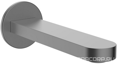 Излив, встраиваемый в стену, 13,3см, (цв.вороненая сталь), Vincea ZZ