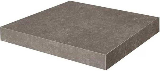 Ступени Kerama Marazzi Касабланка Ступень угловая клееная  HP коричневый матовый обрезной 33x33x0,9 Коричневый 
