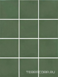 Бахия зелёный глянцевый 29,8х39,8 из 12 частей 9,8x9,8x0,7