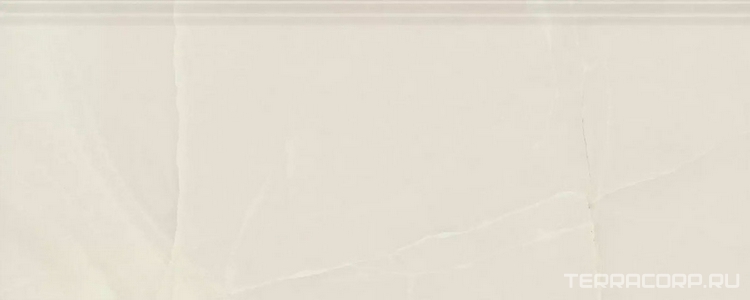 Керамическая плитка Kerama Marazzi Махкама Плинтус  бежевый светлый глянцевый обрезной 30x12x1,3 Бежевый 