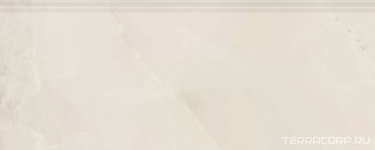 Керамическая плитка Kerama Marazzi Махкама Плинтус  бежевый светлый глянцевый обрезной 30x12x1,3 Бежевый 