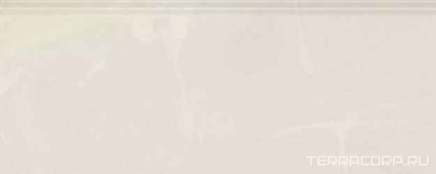 Плинтус Махкама бежевый светлый глянцевый обрезной 30x12x1,3