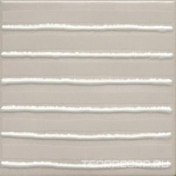 Декор Бахия 4 серый светлый глянцевый 9,8x9,8x0,7