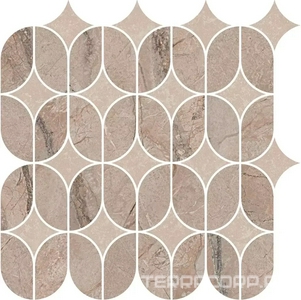 Керамическая плитка Kerama Marazzi Ифран Декор  наборный бежевый светлый глянцевый обрезной 30x32,5x0,9 Бежевый 